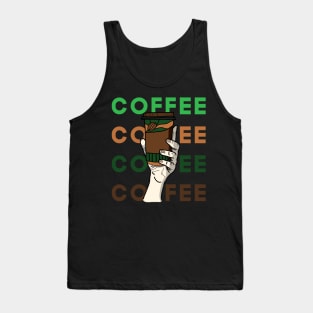 Raise Your Coffee v2 Tank Top